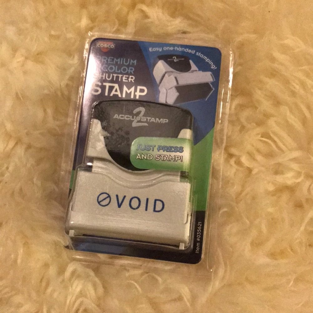 Cosco Void Shutter Stamp